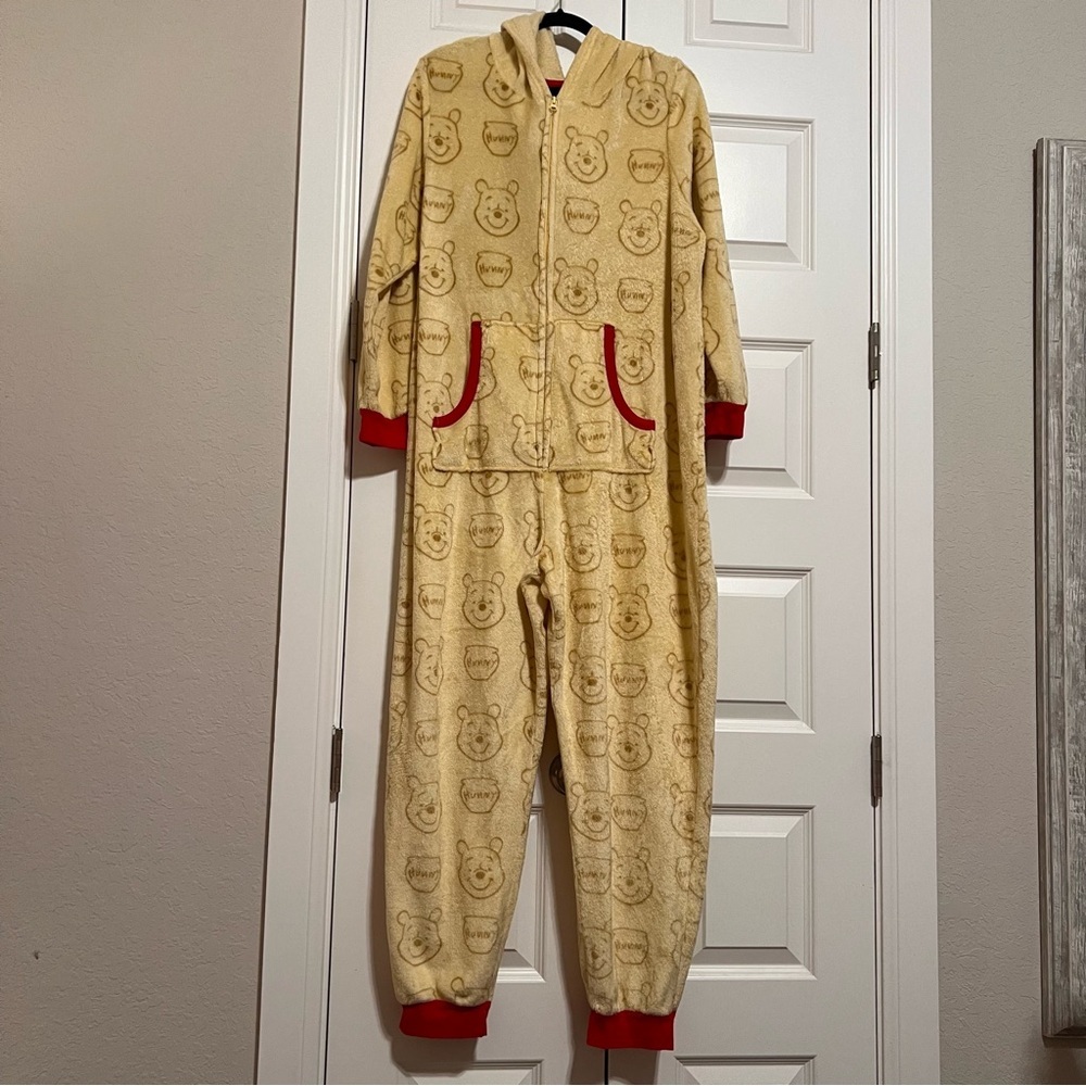 Disney Winnie The Pooh Yellow and Red Onesie